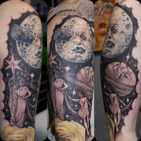 Tattoos - space scene - 116190